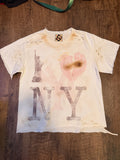Kibwtos "Heartbreak in NY" Distressed Tee