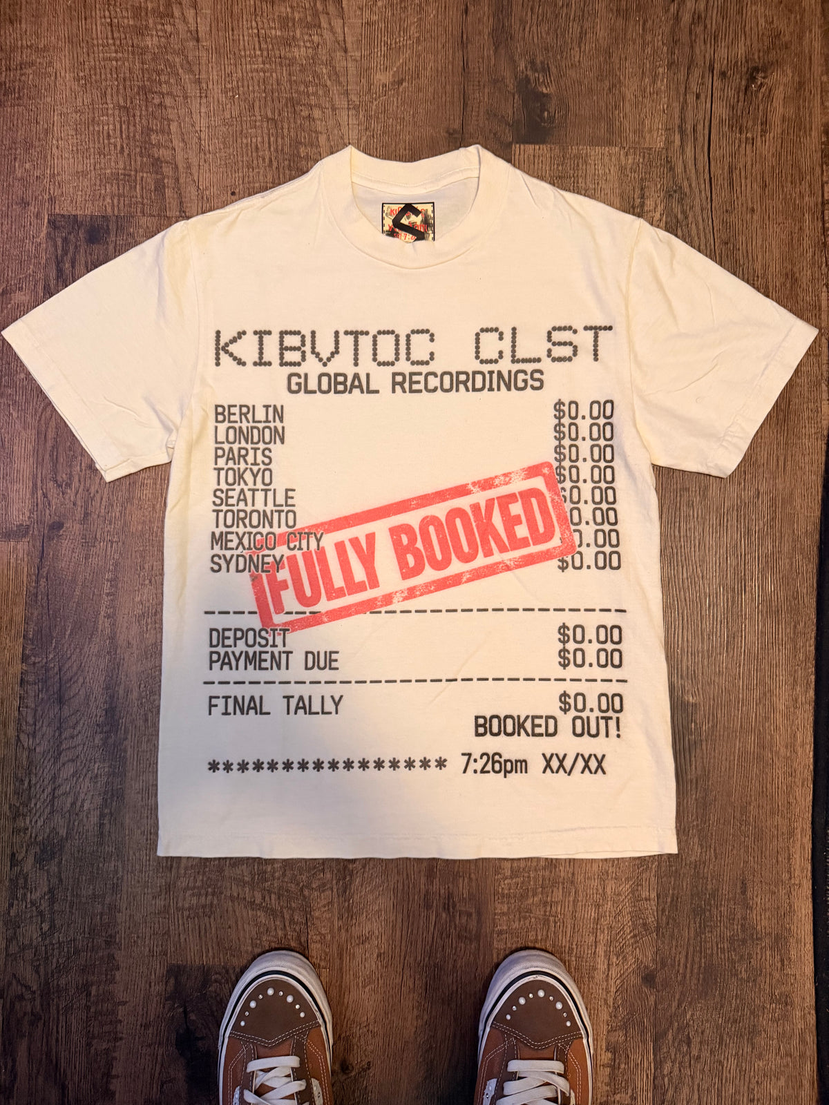 Kibwtos "Fully Booked Global' Tee