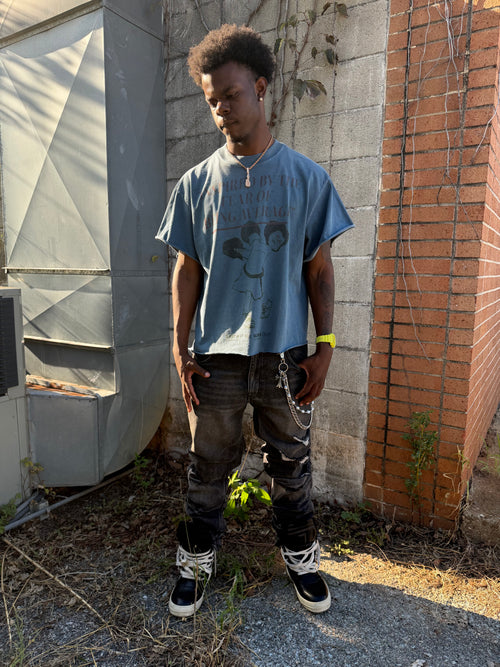 "Fear of Being Average" Vintage Washed Tee