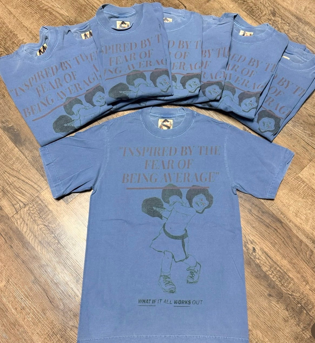 "Fear of Being Average" Vintage Washed Tee